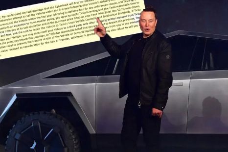 Tesla threatens to slug Cybertruck flippers $78k