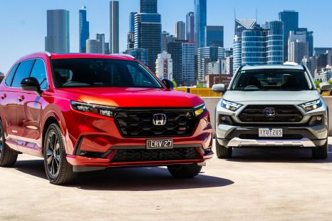 2024 Toyota RAV4 Hybrid v Honda CR-V e:HEV comparison