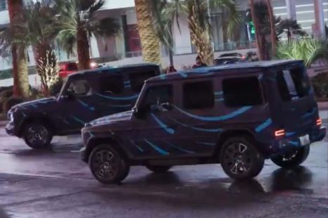 Mercedes-Benz EQG puts on a show in Vegas with clever EV tech
