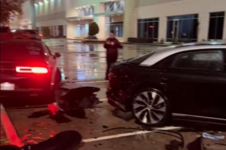 V8 Dodge causes electric car carnage in shock smash
