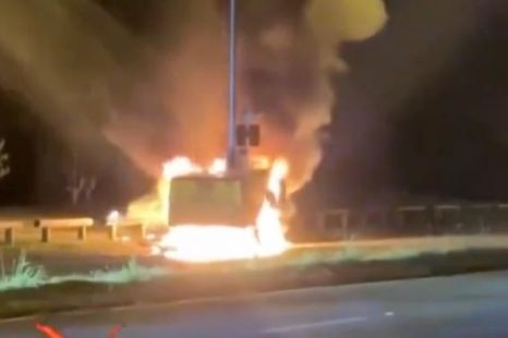 Queensland mobile phone camera torched in deliberate attack