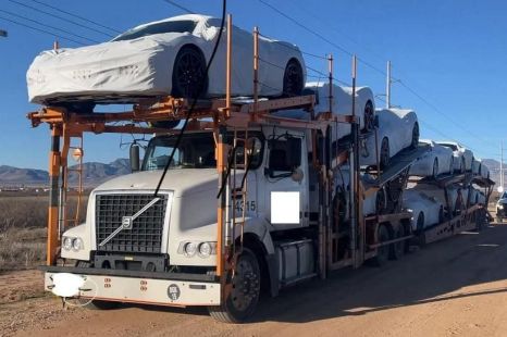 Who needs a taxi? Released prisoner steals Corvette-carrying truck to get home