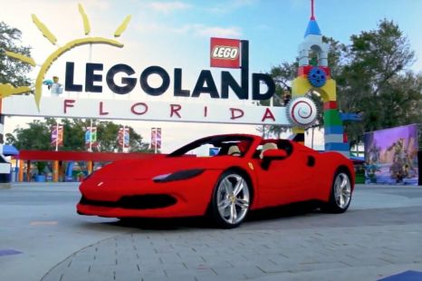 This one-off Ferrari is one blocky, heavy beast