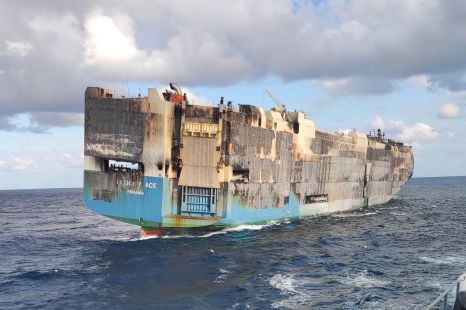 Porsche sued after electric car allegedly sparked cargo ship blaze