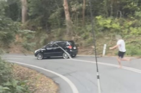 Watch the moment this towing attempt goes horribly wrong