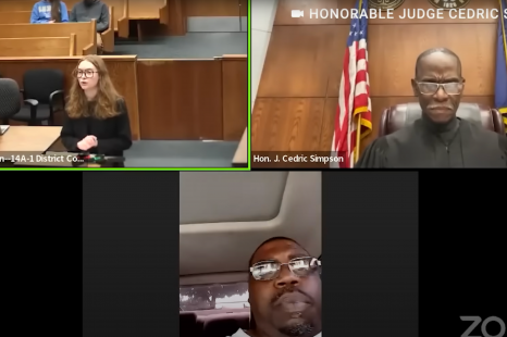Man on suspended licence busted driving… while on a court video call