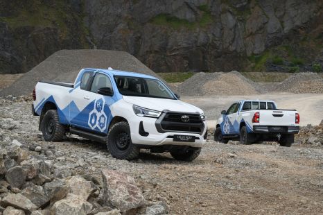 Toyota HiLux hydrogen prototypes being put to the test