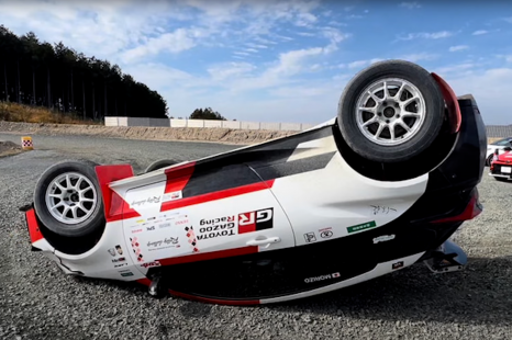 Watch as Toyota's 'Master Driver' rolls a GR Yaris