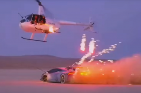 YouTuber faces prison for wild stunt with fireworks, helicopter, Lamborghini