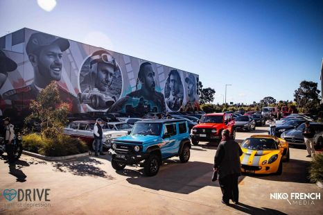 Drive Against Depression announces Sydney Cars and Coffee event with MG