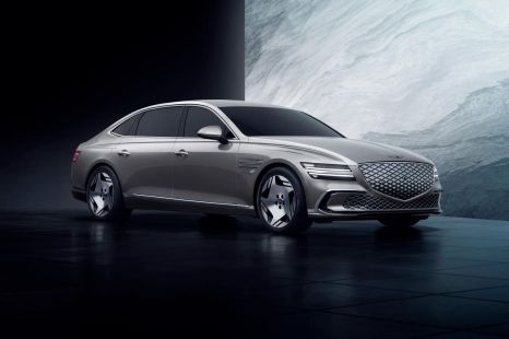 Genesis' luxury electric limo gets longer body, longer range