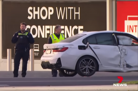 Melbourne manhunt underway for car thief after motorcyclist killed in hit-and-run