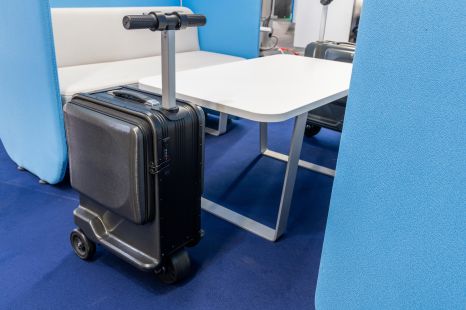 Want to ride an electric suitcase in Japan? You'll need a helmet... and a driver's licence