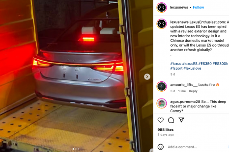 2026 Lexus ES: Hybrid luxury sedan spied with refreshed styling