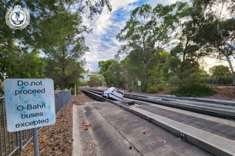 Another driver gets stuck on the 'road' where Aussie motorists keep getting stranded