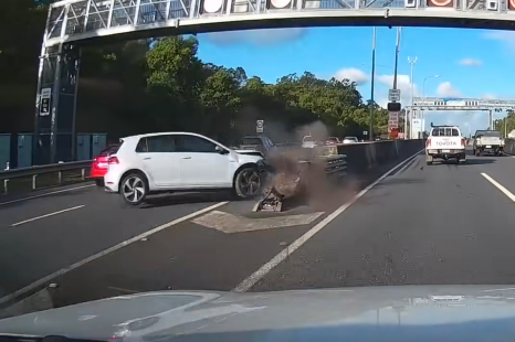 Driver wrecks car in desperate attempt to avoid toll road