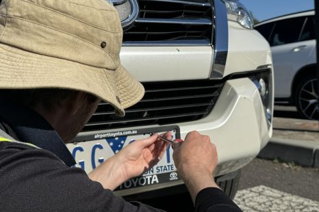 Calls for anti-theft number plate screws to be made mandatory as thefts soar