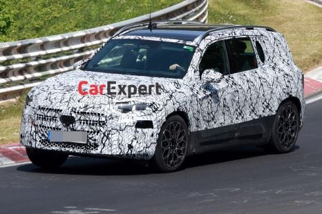 2026 Mercedes-Benz GLB emerges at Nurburgring looking as boxy as ever