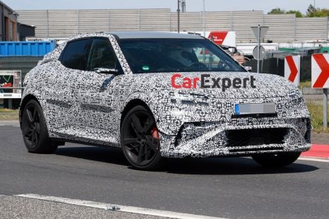 Genesis GV60 Magma spied: Heated up electric SUV takes shape