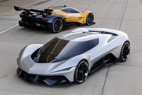Chevrolet Corvette EV, V8 concepts present two very different visions of the future