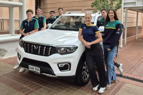 How many volleyball players can you fit in a Mahindra Scorpio?