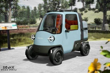 Daihatsu Midget X: Classic tiny delivery vehicle reborn with electric motivation