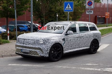 Genesis' new flagship SUV is getting Rolls-Royce-style doors