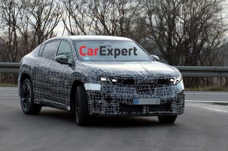 2027 BMW iX4 fastback electric SUV spied