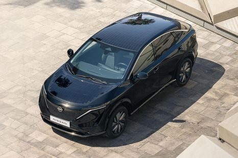 Nissan Ariya concept uses solar power to gain extra kilometres