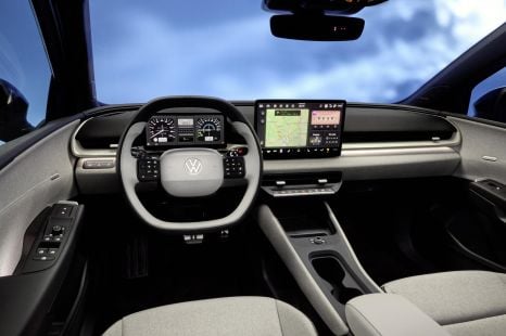 Volkswagen ID. Polo interior revealed with physical buttons, fabric dashboard