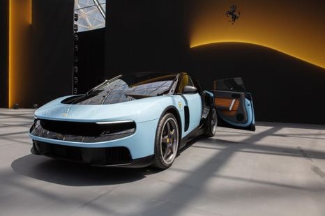Ferrari's first electric car makes a real sound, and it isn't faked