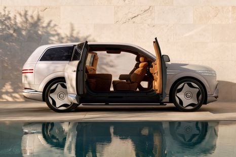 Genesis GV90 revealed as electric flagship with Rolls-Royce-style doors