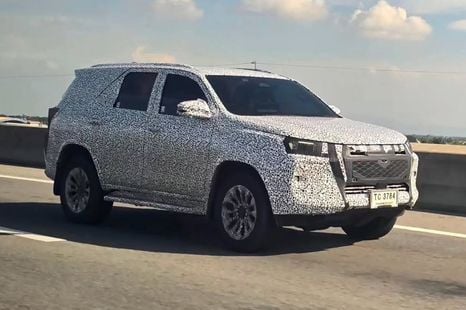 2027 Toyota Fortuner spied again in Thailand