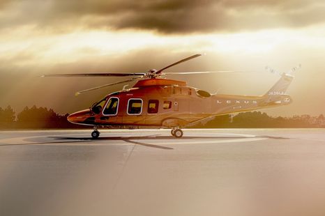 Lexus takes flight, will soon offer helicopter services