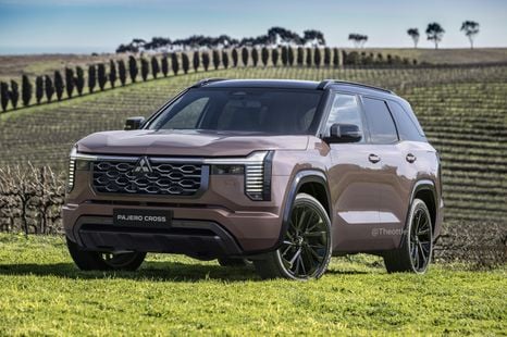 2028 Mitsubishi Pajero Cross: Smaller SUV imagined