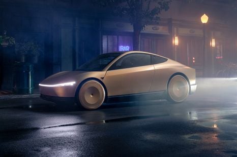 Tesla Cybercab robotaxi following Cybertruck to Australia
