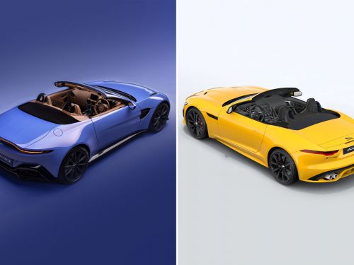 Design battle: Aston Martin Vantage Roadster vs Jaguar F-Type R Convertible