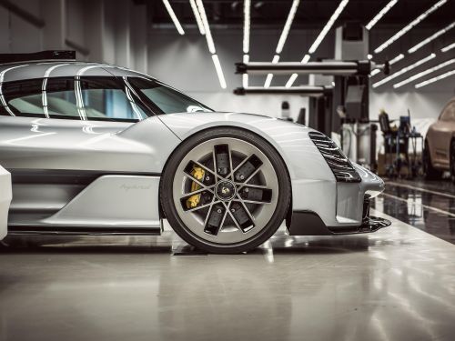 Porsche Macan EV clay model teased