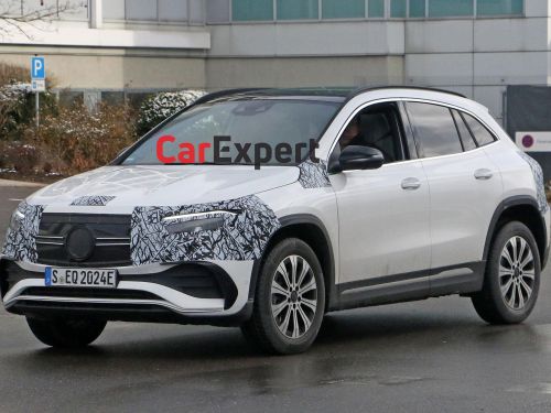 2021 Mercedes-Benz EQA spied with less camouflage