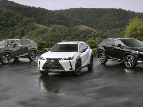 Lexus UX, NX and RX Crafted Edition prices