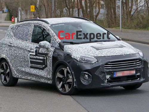 2022 Ford Fiesta facelift spied