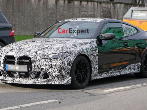 2022 BMW M4 CSL spied again