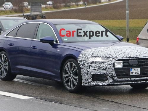 2023 Audi A6 facelift spied