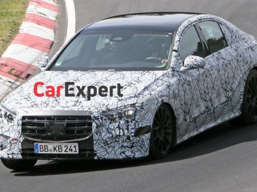 2024 Mercedes-Benz E-Class spied at the Nürburgring