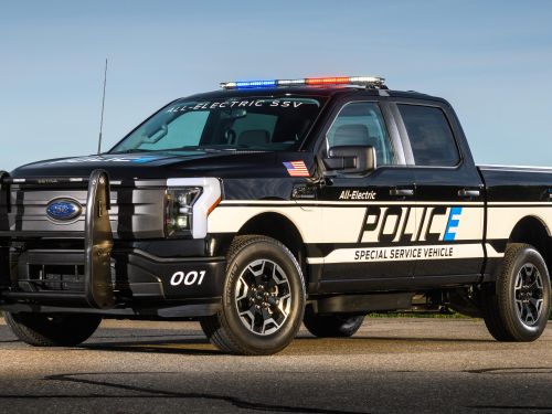 Ford F-150 Lightning EV readied for police duty