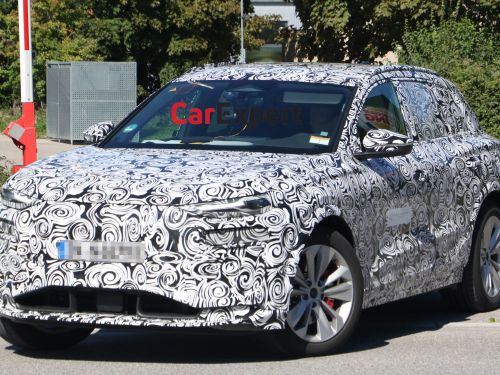 2024 Audi Q6 e-tron spied inside and out