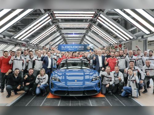 Porsche Taycan production passes 100,000 cars