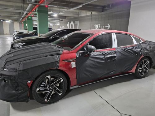 2024 Hyundai Sonata facelift spied