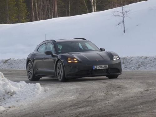 Porsche Taycan's new look spied, more power rumoured