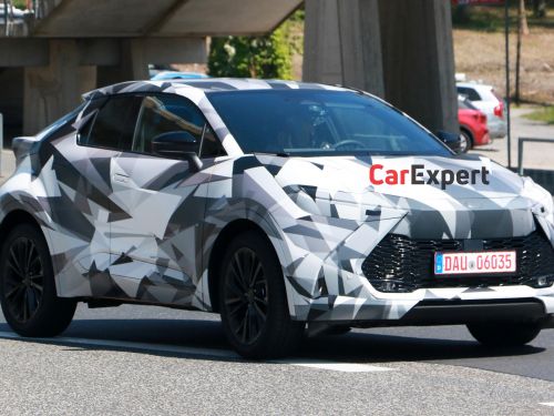 Our first look at the 2024 Toyota C-HR hybrid crossover
